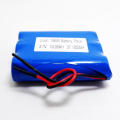 Rechargeable 1s3p 3.7V 18650 10200mAh Lithium Ion Battery Pack with BMS and Connector